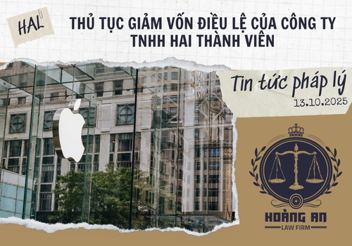Thủ Tục Giảm Vốn Điều Lệ Của Công Ty Tnhh Hai Thành Viên 